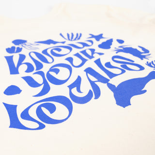 Know your Locals Sustainable T-Shirt - Surfers Against Sewage - Pineapple Island