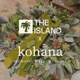 Christmas Wreath Making Workshop with Kohana