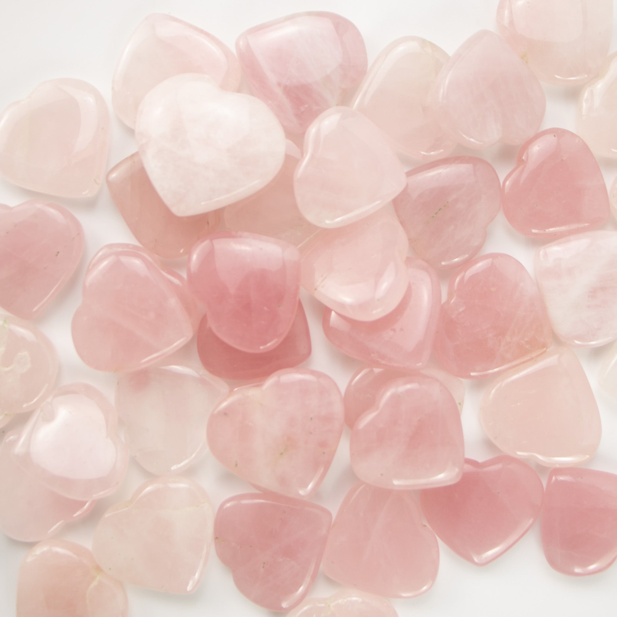 Rose Quartz Crystal Heart