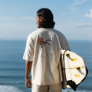 Surf & Sun Embroidered T-Shirt - Pineapple Island
