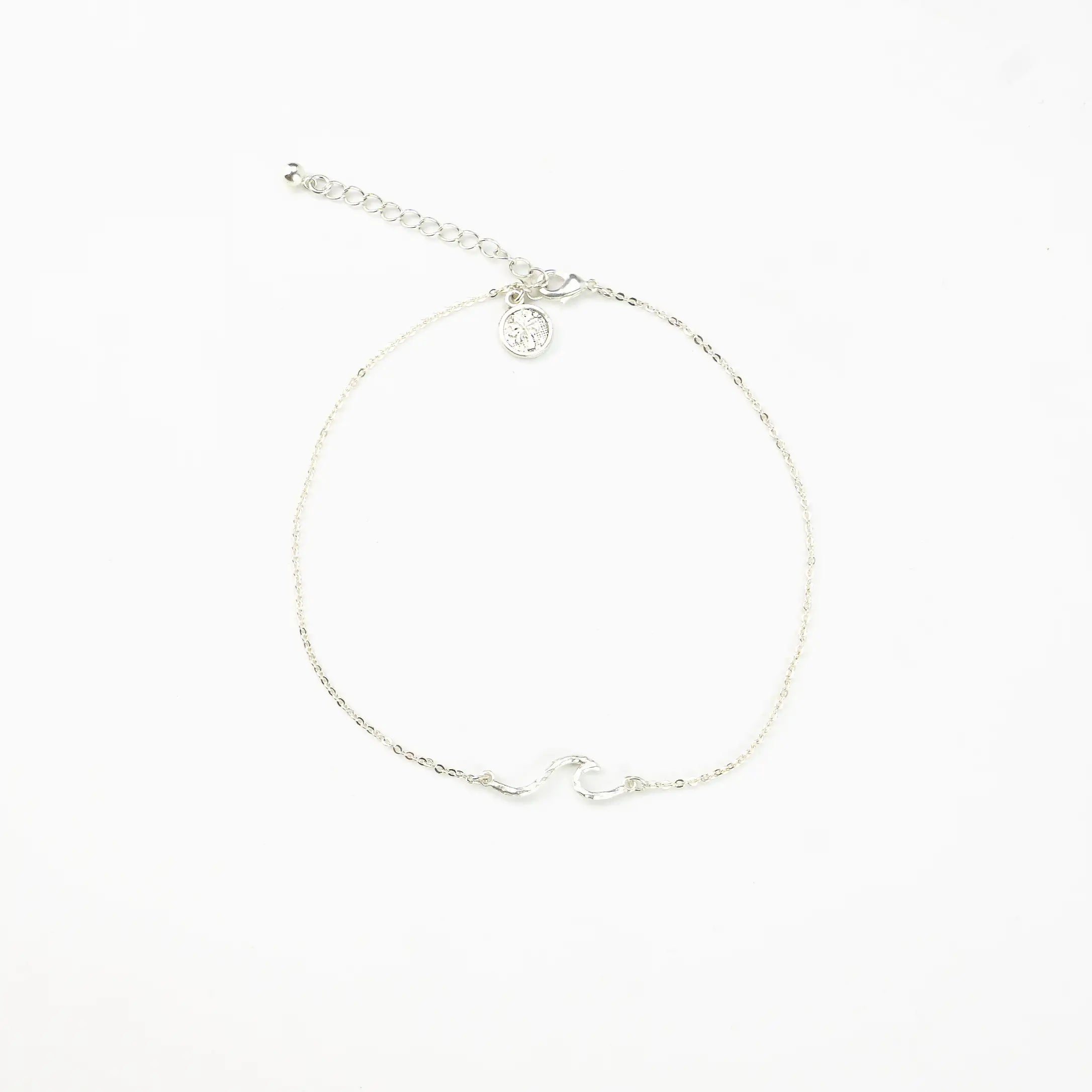 Asri Hammered Wave Anklet - Pineapple Island