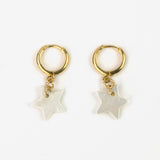 Asri Gold Star Huggie Earrings - Pineapple Island