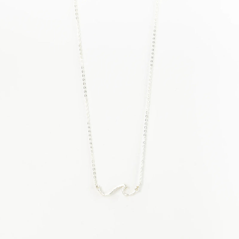 Asri Hammered Wave Necklace - Pineapple Island