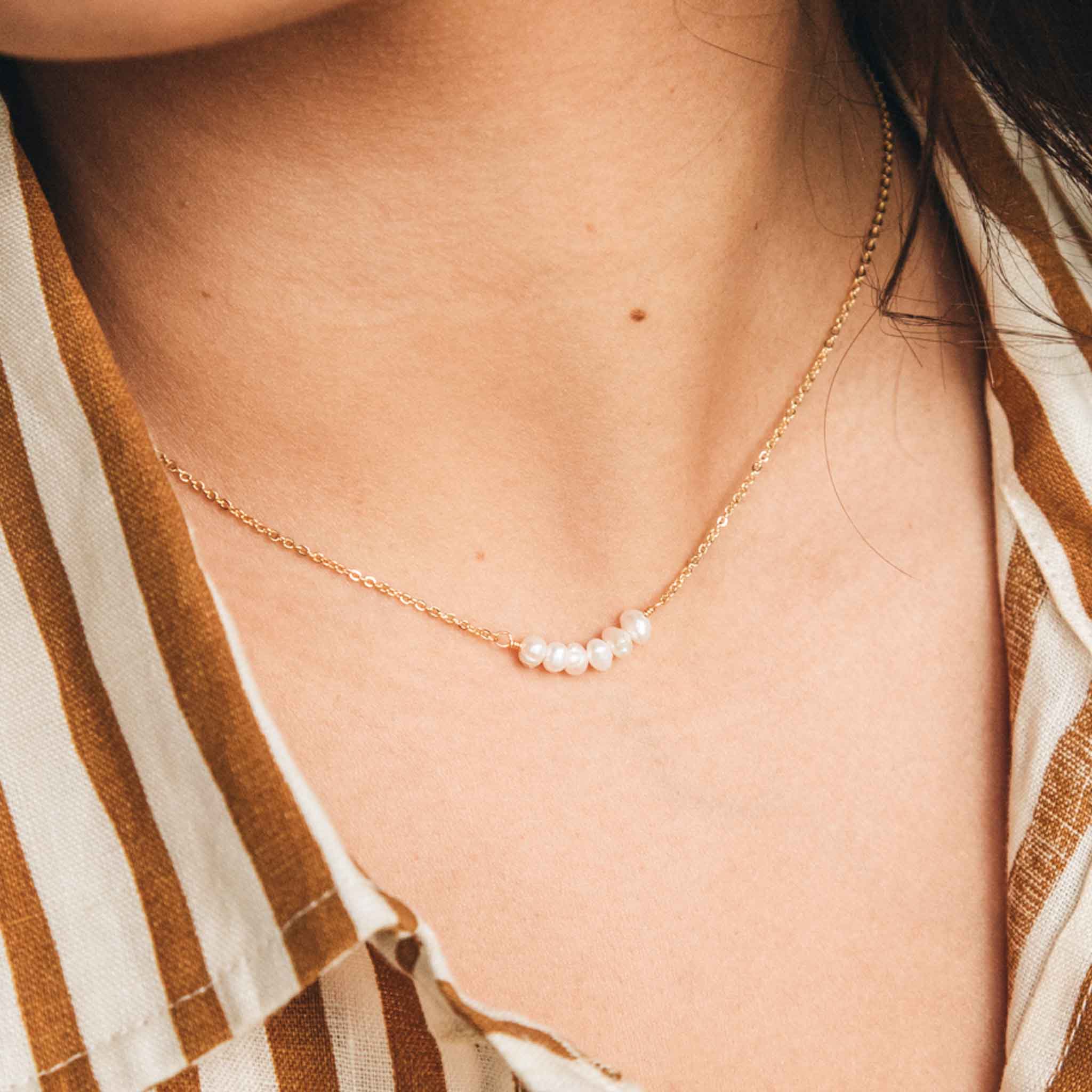 IMPERFECT Asri Freshwater Pearl Necklace - Pineapple Island