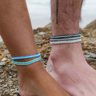 Hualalai Knotted Surf Anklet Pineapple Island