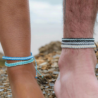 Hualalai Knotted Surf Anklet Pineapple Island