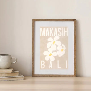 Bali Graphic A4 Art Prints - Pineapple Island