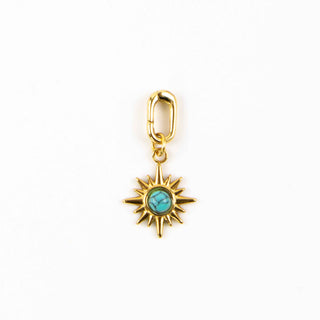 Gemstone Sun Jewellery Charm - Pineapple Island