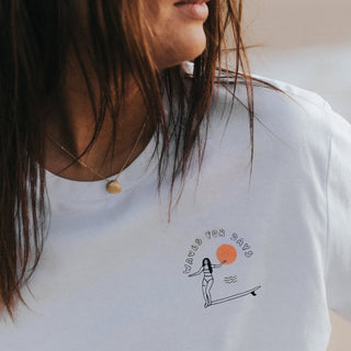 Waves for Days Oversized Long Sleeve T-Shirt - Pineapple Island