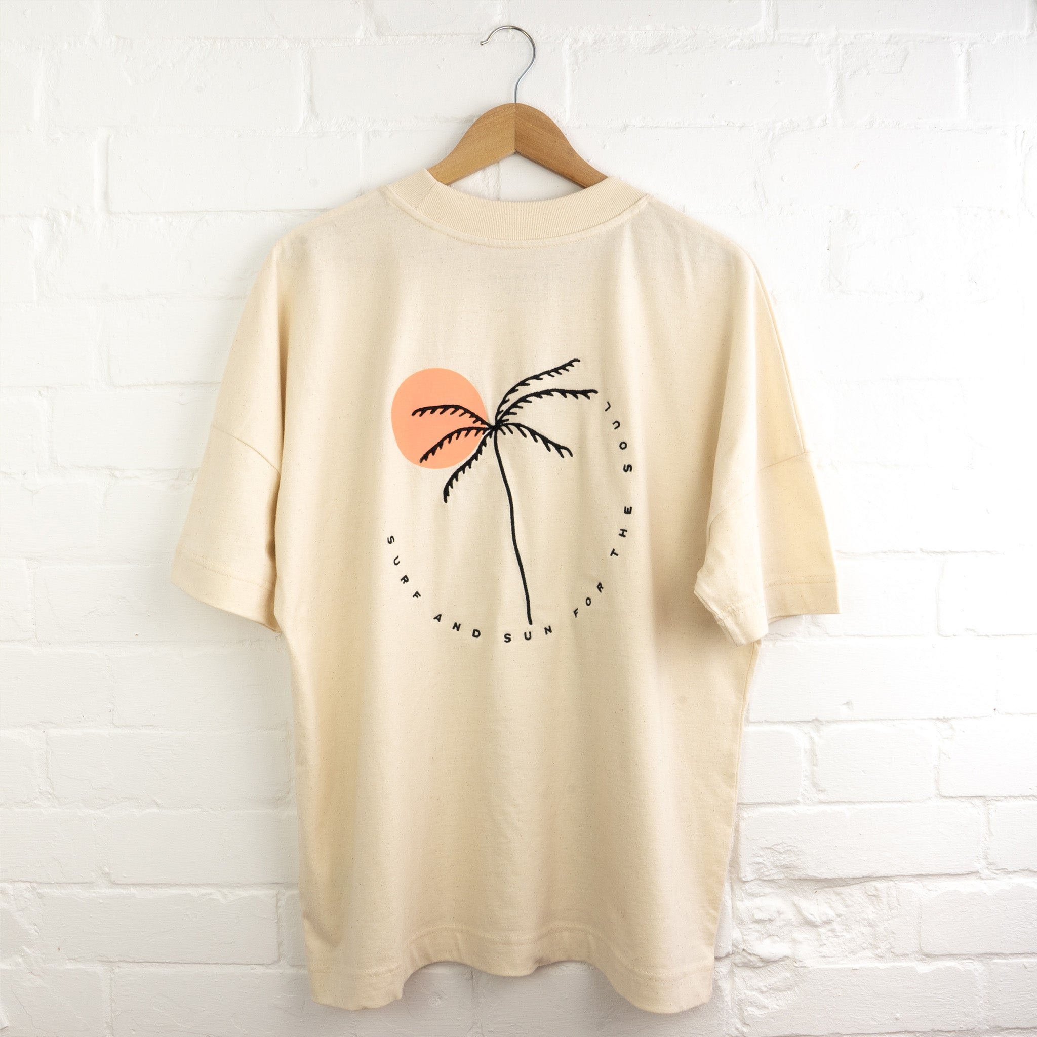 Surf & Sun Embroidered T-Shirt - Pineapple Island