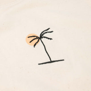 Surf & Sun Embroidered T-Shirt - Pineapple Island