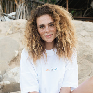 Waves For Days Embroidered T-Shirt - Pineapple Island