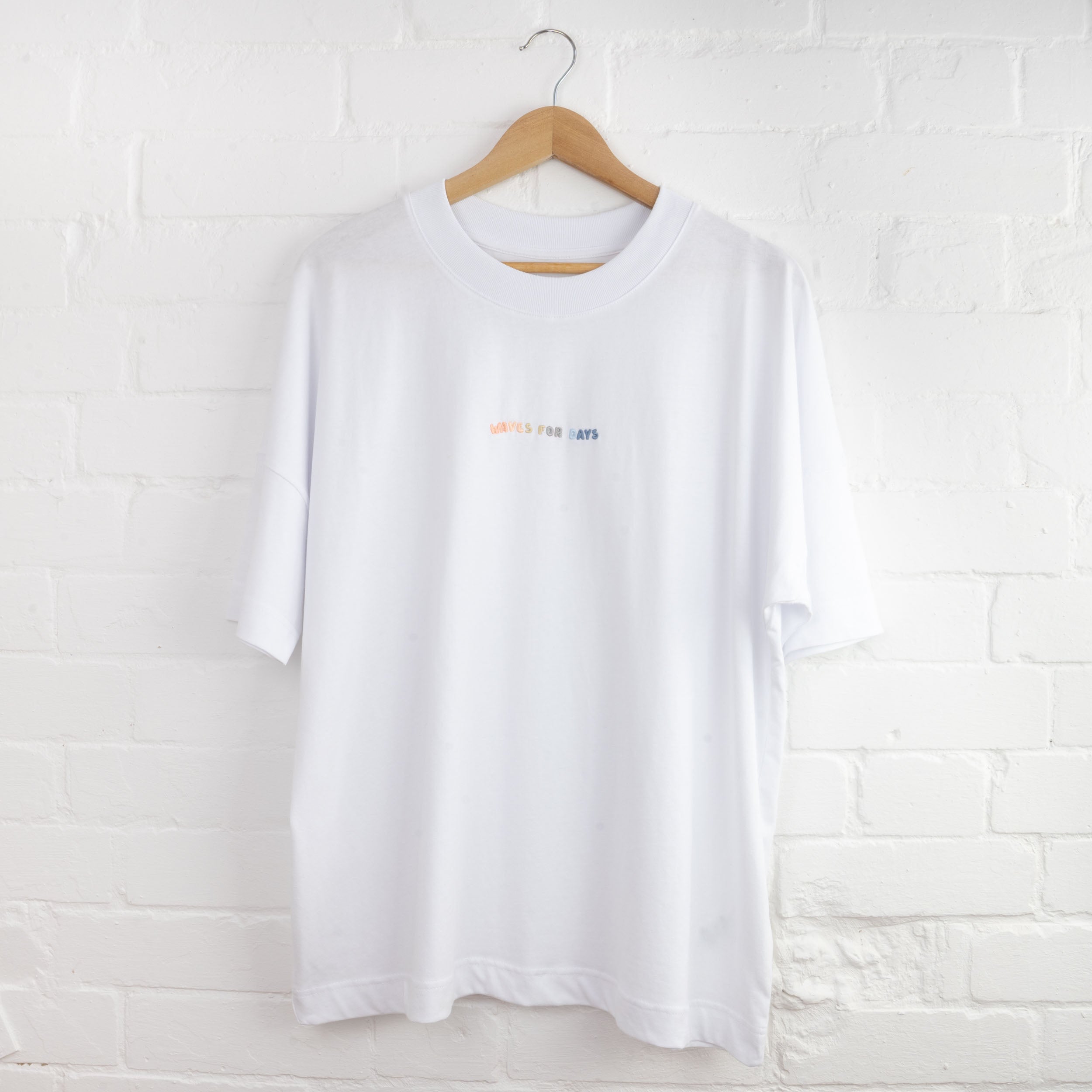 Waves For Days Embroidered T-Shirt