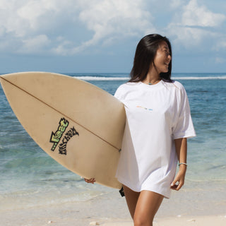 Waves For Days Embroidered T-Shirt - Pineapple Island