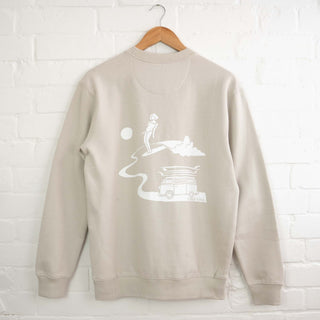 Travel Free Organic Sweatshirt - Pineapple Island