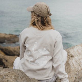 Travel Free Organic Sweatshirt - Pineapple Island