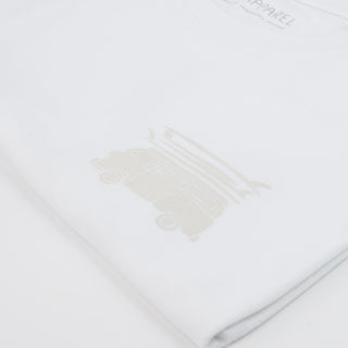 Travel Free Cropped Oversized T-Shirt - Pineapple Island