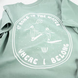 At Home in the Water Sustainable T-Shirt - Pineapple Island