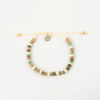 Laut Turquoise Wood Anklet - Pineapple Island