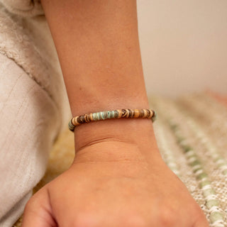 Laut Coconut Wood Beaded Bracelet - Pineapple Island