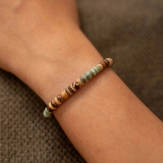 Laut Coconut Wood Beaded Bracelet - Pineapple Island