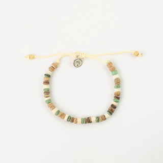 Laut Turquoise & Wood Bracelet - Pineapple Island