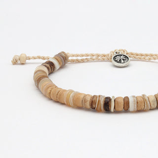 Nusa Lembongan Wood Bead Anklet - Pineapple Island