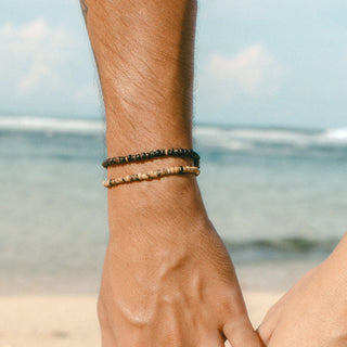 Coconut Wood Beaded Beach Bracelet - Pineapple Island