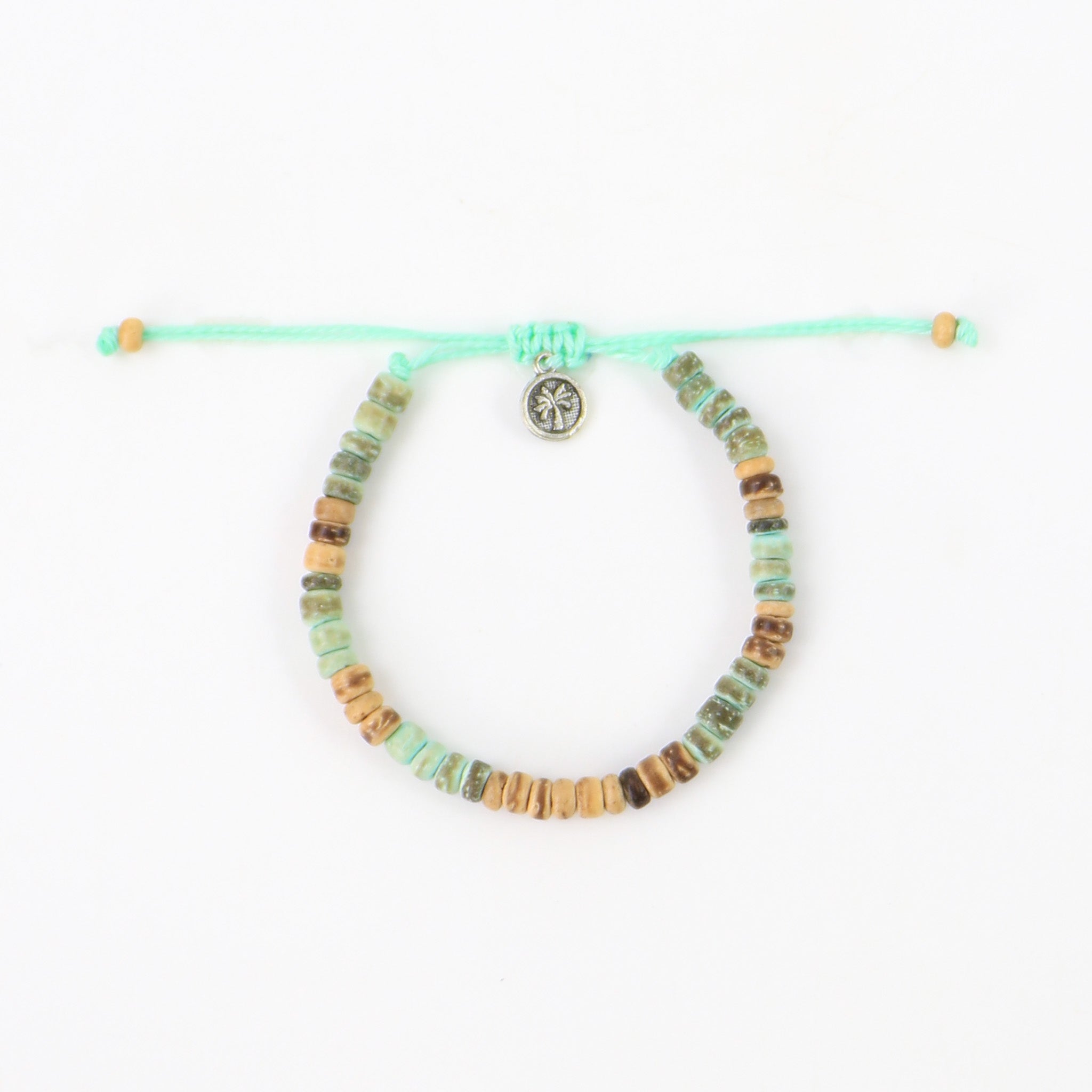 Laut Coconut Wood Beaded Anklet