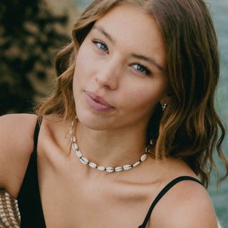 Livadi Cowrie Shell Choker Necklace - Pineapple Island