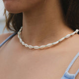 Livadi Cowrie Shell Choker Necklace - Pineapple Island