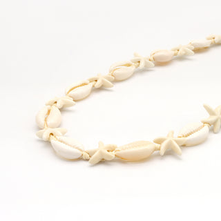 Kahakai Cowrie & Starfish Necklace - Pineapple Island