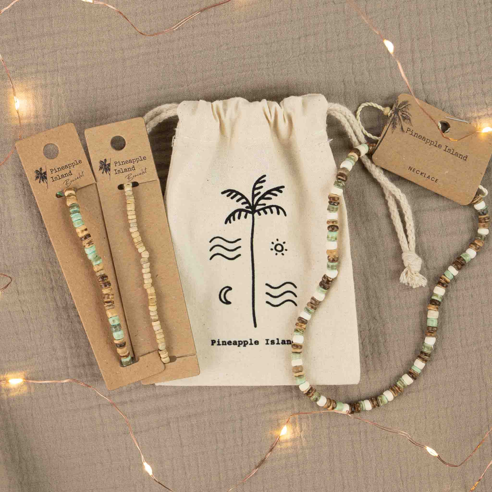 Coconut Beach Jewellery Set - Pineapple Island