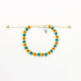 Kelopak Daisy Chain Beaded Bracelet - Pineapple Island