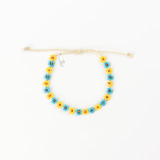 Kelopak Daisy Chain Beaded Bracelet - Pineapple Island