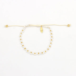 Kelopak Daisy Chain Beaded Bracelet - Pineapple Island