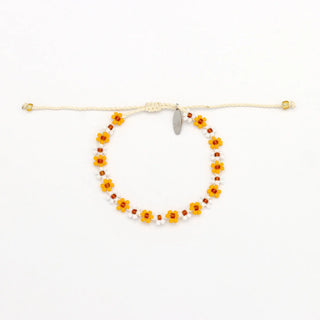 Kelopak Daisy Chain Beaded Bracelet - Pineapple Island