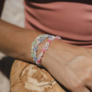 Mohala Flower Beaded Bracelet - Pineapple Island