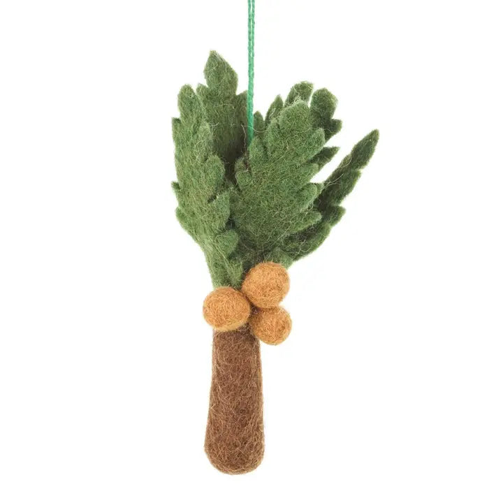 Felt So Good Handmade Felt Hanging Palm Tree Decoration