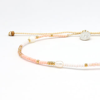 Giada Cinta Pearl Beaded Surf Anklet - Pineapple Island