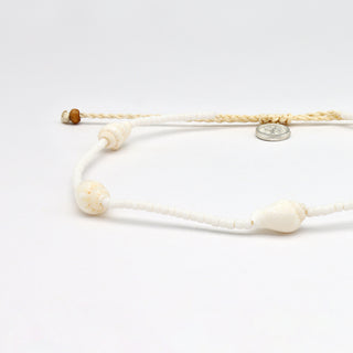 Giada Rahayu Shell Beaded Surf Anklet - Pineapple Island