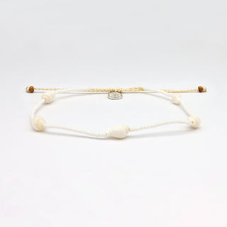 Giada Rahayu Shell Beaded Surf Anklet - Pineapple Island