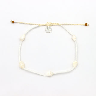 Giada Rahayu Shell Beaded Surf Anklet - Pineapple Island
