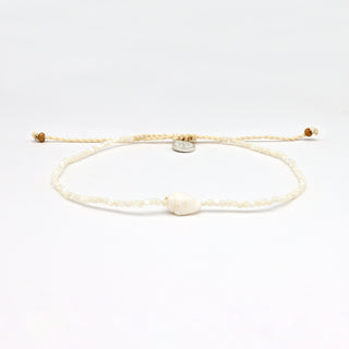Giada Melati Shell Beaded Anklet - Pineapple Island