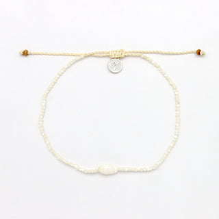 Giada Melati Shell Beaded Anklet - Pineapple Island