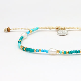 Giada Cinta Pearl Beaded Surf Bracelet - Pineapple Island