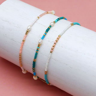 Giada Gembira Beaded Anklet - Pineapple Island
