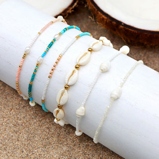 Giada Gerupuk Shell Surf Bracelet - Pineapple Island