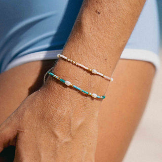 Giada Cinta Pearl Beaded Surf Bracelet - Pineapple Island