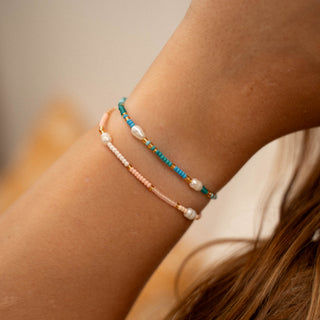 Giada Cinta Pearl Beaded Surf Bracelet - Pineapple Island
